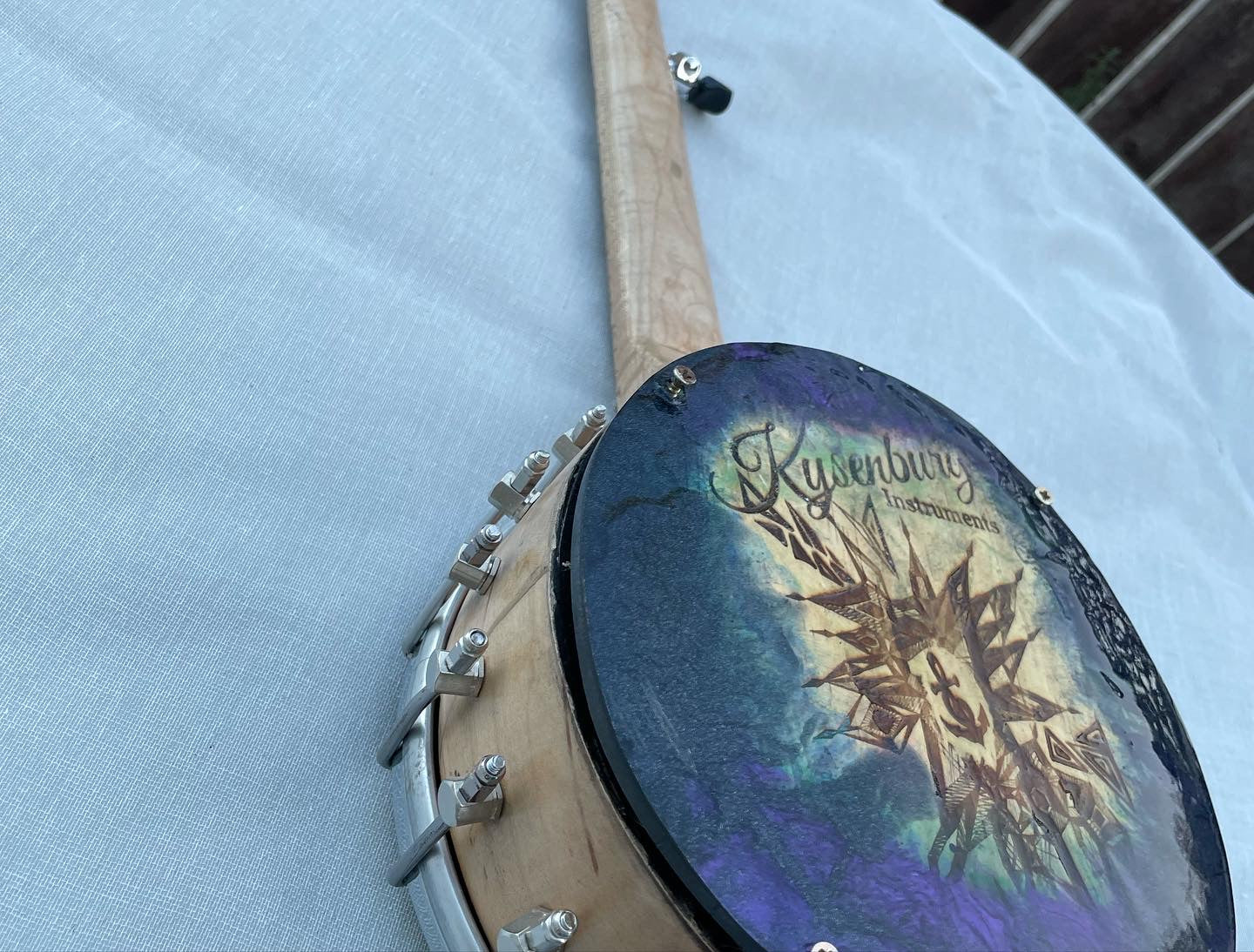 Traveler banjo 8 inch w/ Gold tone pickups